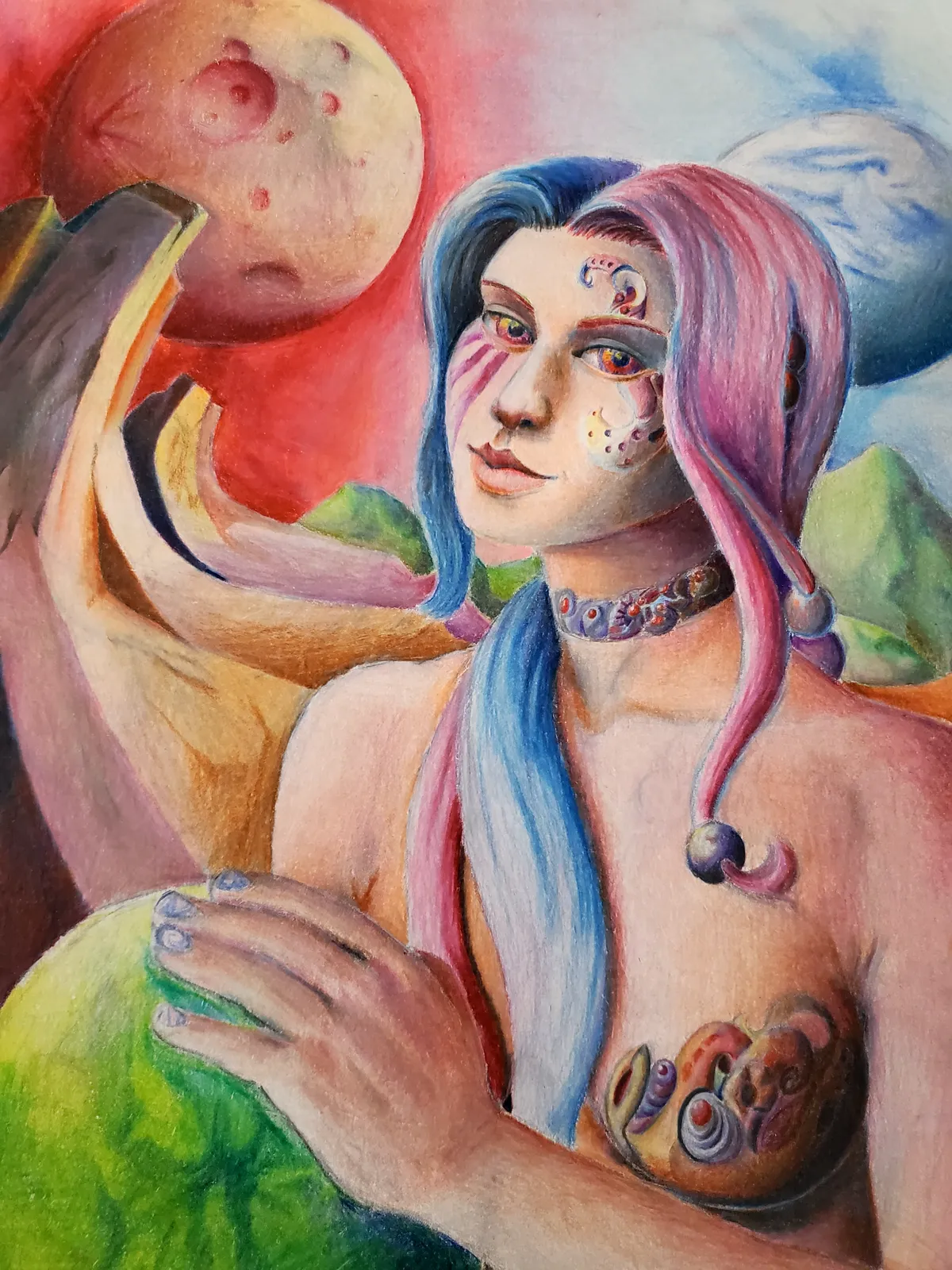 Fantasy lady — character painting