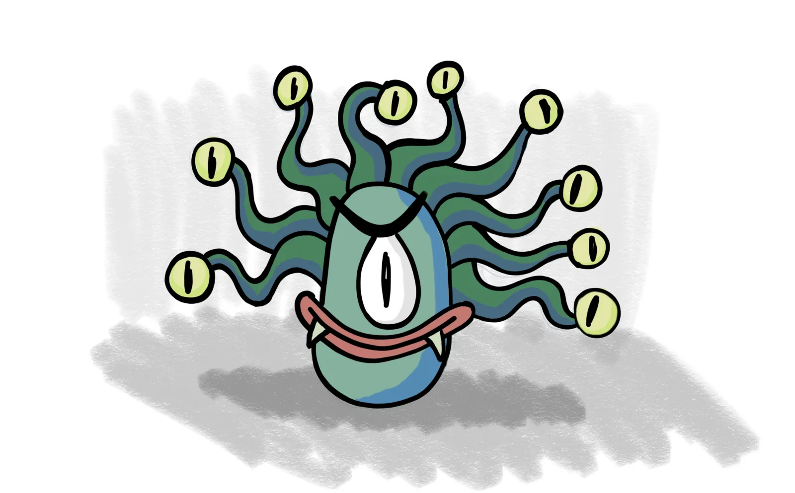 Gorgon head — concept art