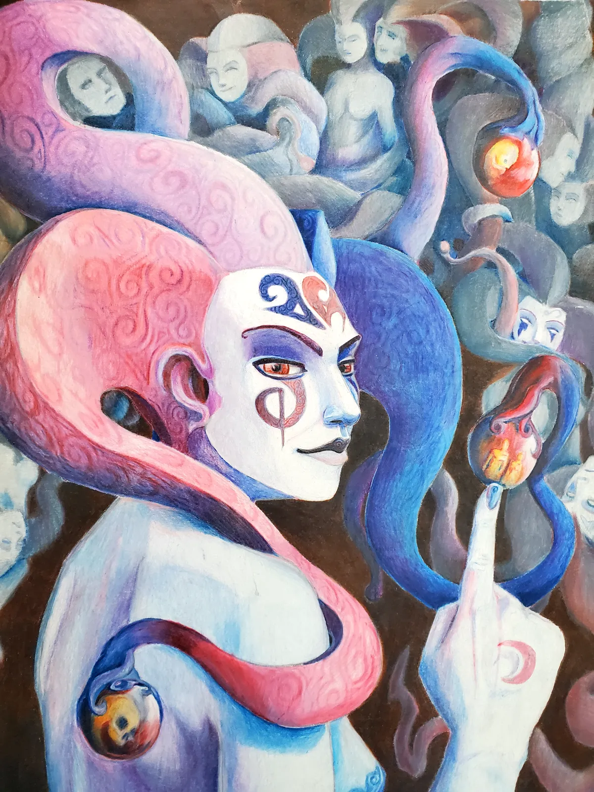 Harlequin — character painting